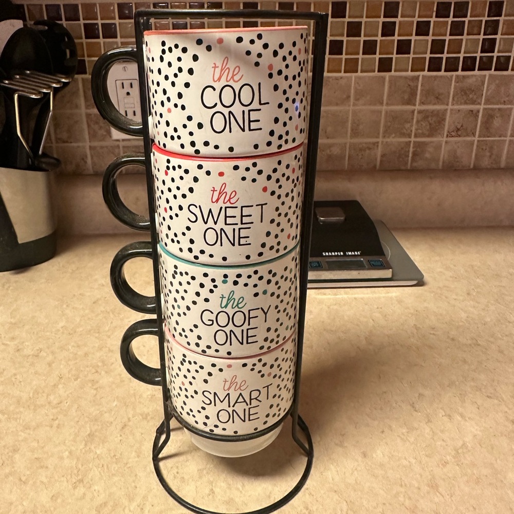 Cute coffee mug set